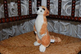 Pia Holland Orange Meerkat 9 Inch Stuffed Animal Plush Baby Safe