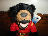 RCMP Canada Mounted Police Bear Stuffed Animal House 12in Black Plush