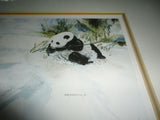 Canadian Artist Dale Cooper BAMBOO PALACE Panda Art Print Framed