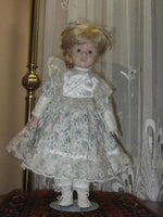Vintage Porcelain Blonde Doll with Braids Juliette Europe 40 CM
