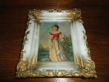 Framed Vintage Art London Charles Devis " CHUMS " Norwood Industries