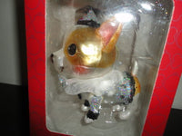 Chihuahua Dog Hand Painted Glass Christmas Ornament New in Box