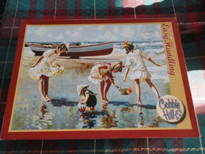 Cobble Hill Puzzle AT THE SEASIDE USA Artist Robert Sarsony 275 Easy Handle Pcs