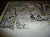 Cobble Hill Puzzle BACKYARD HEROES Canadian Artist Douglas Laird 500 PC Hockey