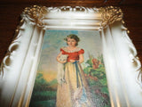 Framed Vintage Art London Charles Devis " CHUMS " Norwood Industries