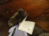Boyds Charity Bear BROOKE B. ANGEL Starlight Childrens Foundation 13" Faux Mink