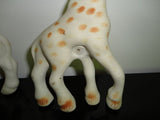 Delacoste France SOPHIE the GIRAFFE Vintage Rubber Squeaker Toy Lot of 2