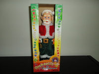 Dancing Singing Musical Rubber SANTA CLAUS Vintage Innervation China Boxed T138