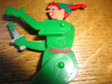 Vintage Marx Toys  Disney Peter Pan and Captain Hook Poseable 5" Disney