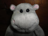Hippo Hippopotamus Stuffed Toy 6 inch Quirky Cute Smile