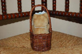 VM Toys Dutch Teddy Bear Girl In Wicker Basket Parfumery Shop