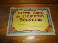Antique 1930's Sainte Anne de Beaupre Catholic Shrine Quebec Souvenir Booklet