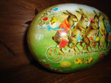 Nestler Made in Germany Famous Easter Egg Bunnies on Bike Chickens 18cm