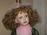 Vintage Porcelain Doll Larissa 39 CM NJSF n03542c
