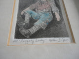 Canadian Artist Helen L. Ness Signed 2 Original A/P RAGGEDY ANN RAGGEDY ANDY