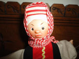Vintage Handmade Europe Doll RARE Cardboard Body Moveable Puppet Head
