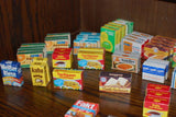 German Doll House Store 151 Miniature Groceries Food Packages German Labels