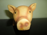Vintage Rubber Squeaker Toy Grunting PIG Collectible Works 100%