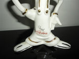 Vintage Porcelain ROGER RABBIT Figurine by Lady Angela Toronto Signed Daniel