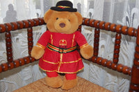 Vintage Early 1980s Keel Toys UK Beefeater EnR Teddy Bear Plush