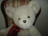 Bearington Big Rascal Bear Red Bow SUPER JUMBO Beige Fully Jointed 30 Inch 2006