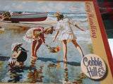 Cobble Hill Puzzle AT THE SEASIDE USA Artist Robert Sarsony 275 Easy Handle Pcs