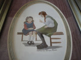 Canada Artist Catherine Karnes Munn Age of Innocence Words Wisdom Framed Print
