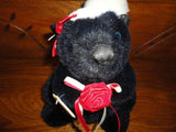 Ganz Heritage 1990 SKUNK with Rose Leather Nose & Ears 9 inch