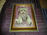 One & Only Bears Artist Michelle Lamb OOAK ECHO Bear Photo Art Card Framed 2004