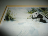 Canadian Artist Dale Cooper BAMBOO PALACE Panda Art Print Framed