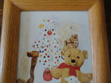 BC Artist Wendy Tosoff 1984 " THE AUDIENCE " Bear Sheep Clown Art Card Series