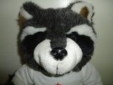 Vintage RACCOON Long Plush 13 inch Stuffed Animal House BC Canada Vinyl Claws