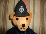 Velveteen Bean Bear Company Great Britain UK ER Police Bobby Real Velvet