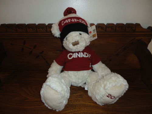 Hudson's Bay Company 2010 Canada Winter Olympic Bear 18 inch All Tags HBC