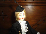 Antique 1950s Handmade Eros SCOZIA Italy Doll Complete Outfit 7 Inch