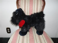 Vintage Ganz Heritage 1989 LARGE SCOTTISH TERRIER Black Dog 15 inch All Tags
