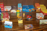 German Doll House Store 151 Miniature Groceries Food Packages German Labels