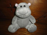 Hippo Hippopotamus Stuffed Toy 6 inch Quirky Cute Smile