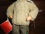 Vintage Handmade by Jay Dublin Collectors Doll Aran Fisherman w Tag M1