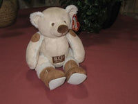 Gamble Pleasure Holland Plush Toys Faux Suede Hugg Bear Beige NEW w Tags