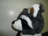 Vintage RACCOON Long Plush 13 inch Stuffed Animal House BC Canada Vinyl Claws