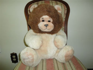 24K Mighty Star Polar Puff RORIE LION Large Chubby 16 inch 5857 1988 ADORABLE !