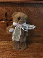 Cute Miniature Standing Brown Bear Jointed Arms & Legs 5.5 inch