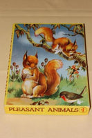 Vintage 1960s Wooden Jigsaw Puzzle 24 pieces 2 Squirrels Pleasant Animals Nr. 4