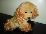 Antique Cocker Spaniel Dog Trimingham's Bermuda Alpaca Fur Glass Eyes RARE
