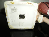 Antique Relpo Retro Vase Planter 1960s Chicago Porcelain Baby & Football