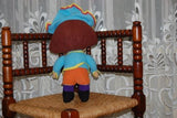 Dora Explorer Captain Pirate Soft Stuffed Doll 2007 Gosh UK 14 Inch