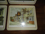 Vintage Pimpernel England 4 Place Mat Set Old English Landmark Art Scenes