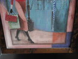 Weekends in Venice ITALY Chic Art Deco Picture Wooden Frame Fashion Woman Shops