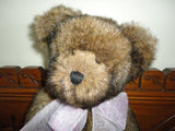 Boyds Charity Bear BROOKE B. ANGEL Starlight Childrens Foundation 13" Faux Mink